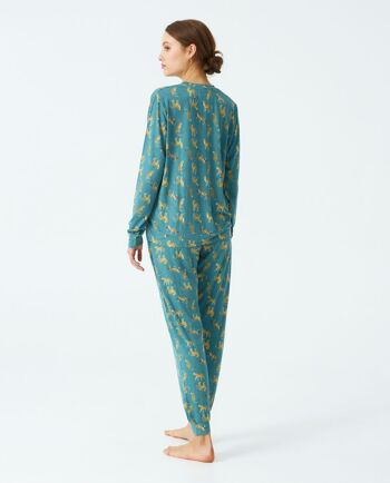 Pyjama femme modal estampé J&J Brothers - JJB_DP0600 2