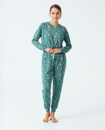Pyjama femme modal estampé J&J Brothers - JJB_DP0600 3