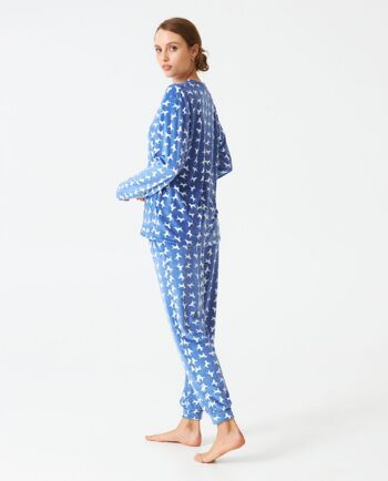 Pyjama femme terciopelo estampado J&J Brothers - JJB_DP0800 2