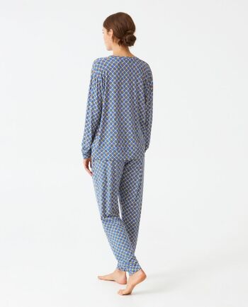 Pyjama femme modal estampé J&J Brothers - JJB_DP0900 2