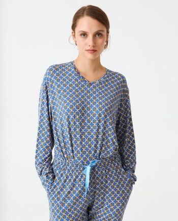 Pyjama femme modal estampé J&J Brothers - JJB_DP0900 4