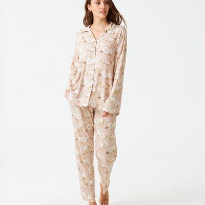 Pyjama femme modal estampé J&J Brothers - JJB_DP1000