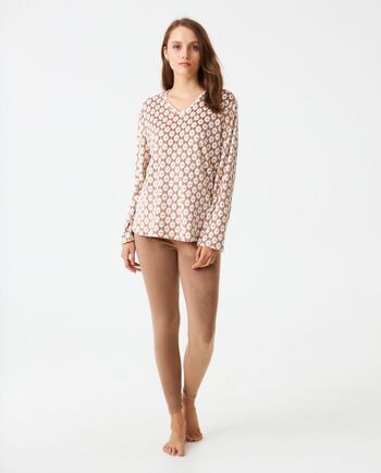 Pyjama femme terciopelo estampado J&J Brothers - JJB_DP1100 3