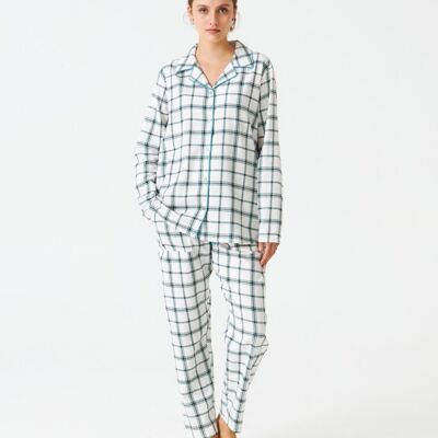 Pijama mujer algodón cuadros J&J Brothers - JJB_DP1600