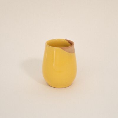 Gelbe Vase