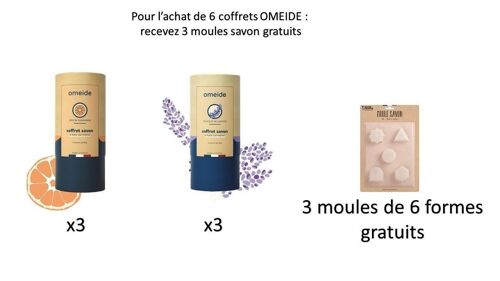 COFFRETS OMEIDE + 3 MOULES OFFERTS