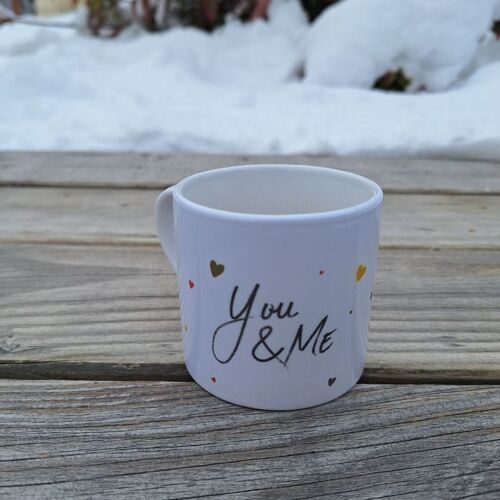 Petite tasse à café You & Me Saint Valentin