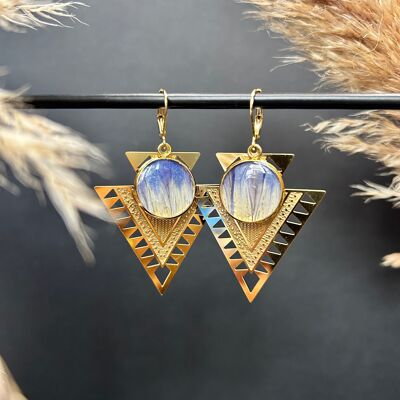 Aztec earrings