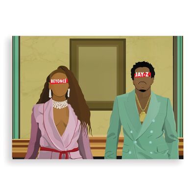 Póster Jay-Z y Beyoncé - 30X40 cm