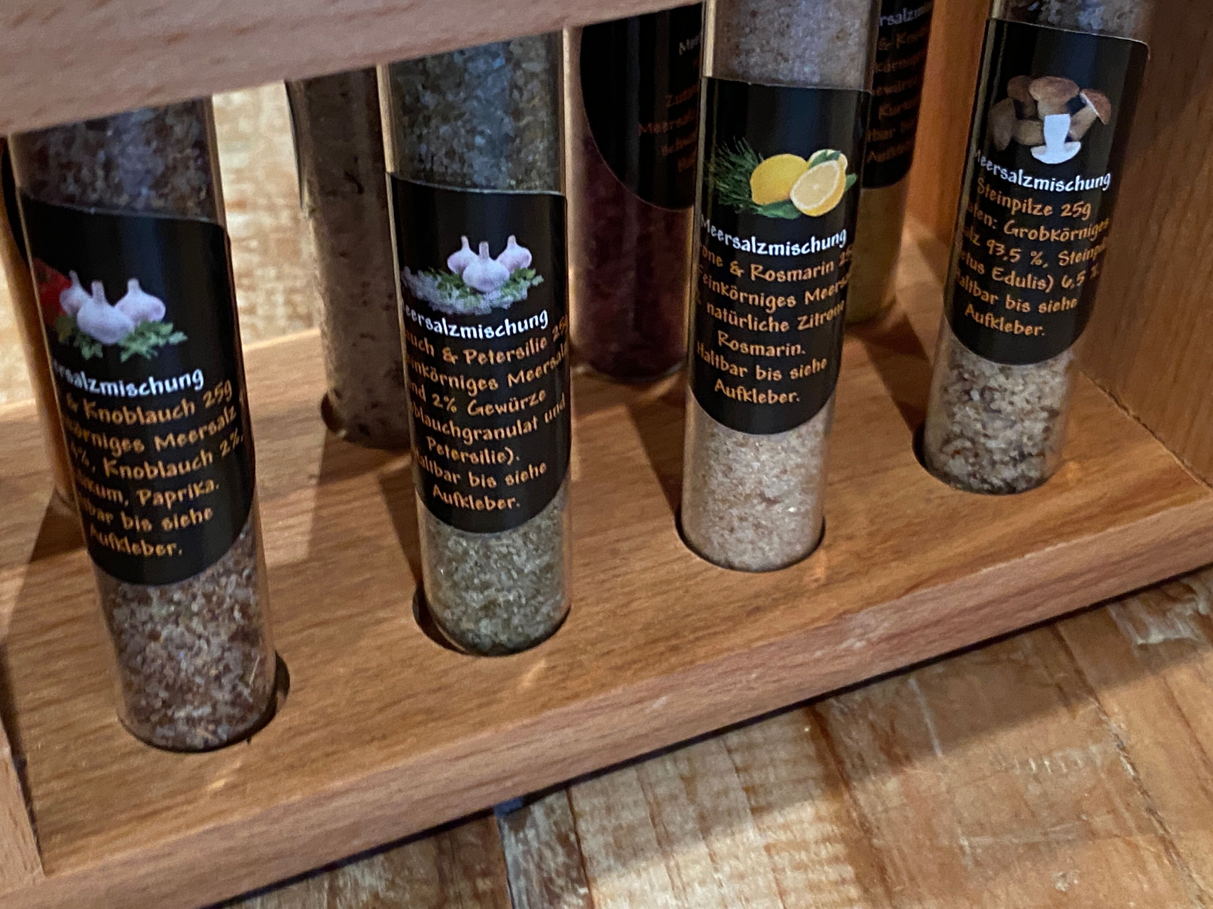 Set sale marino di Maiorca 8 diverse miscele di sale marino