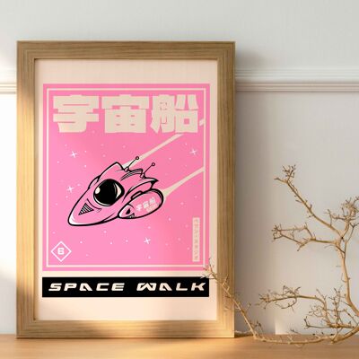 Weltraumspaziergang-Poster