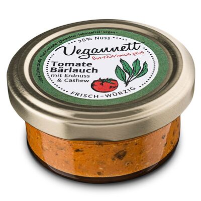 Organic tomato and wild garlic spread with cashew and peanut butter, 50g