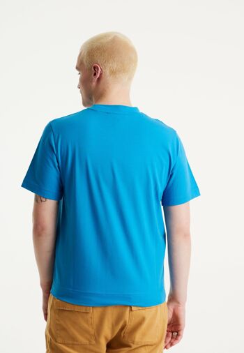 T-shirt imprimé par transfert bleu électrique House Of Holland 4