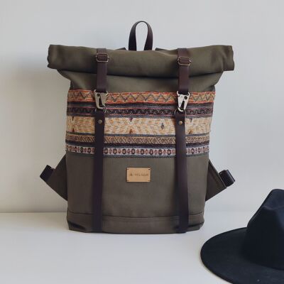 Rucksack, Volksrucksack. Ethno-Rucksack, Damenrucksack, Herrenrucksack, Rollrucksack