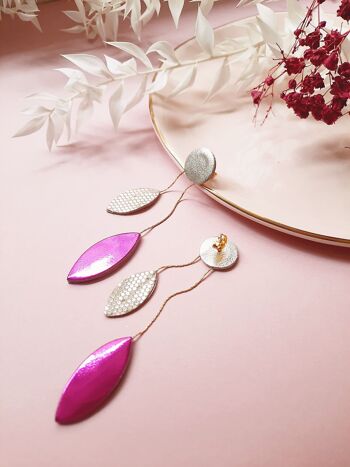 Boucles d'oreilles LES COCOTTES Fuchsia 7