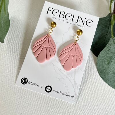 Boucles d'oreilles Febe - Faites à la main en argile polymère