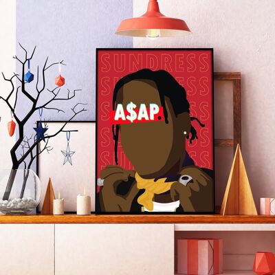 Asap Rocky Poster – 30 x 40 cm