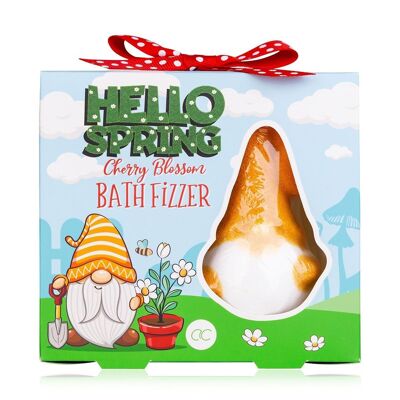 Bath bomb HELLO SPRING in the shape of a gnome