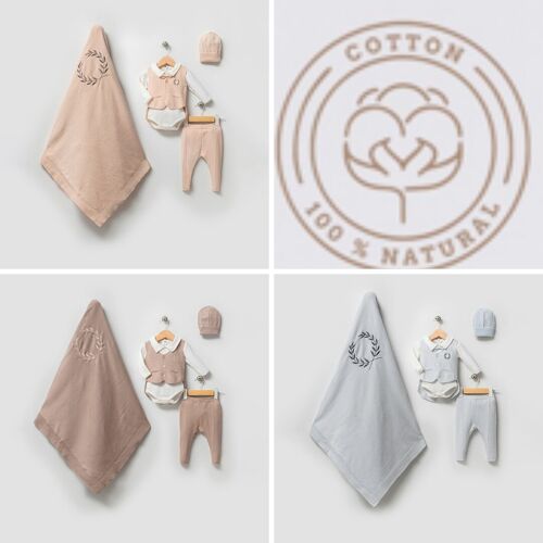 0-3M Newborn Special Day Boy Cotton Embrodried Knitwear Set