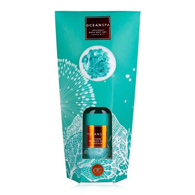 Shower set women gift set OCEAN SPA in a beautiful gift box – 2-piece care set