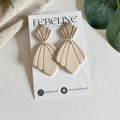 Boucles d'oreilles Vera - Faites à la main en argile polymère