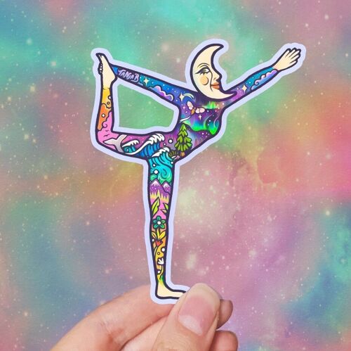 Moon Yoga - Sticker