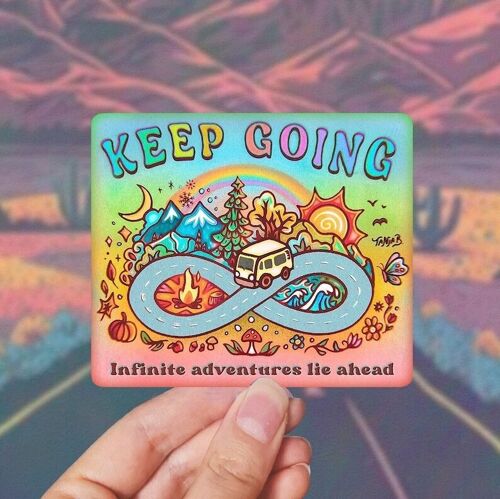 Keep Going - Sticker