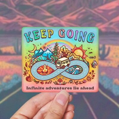Keep Going - Stickers