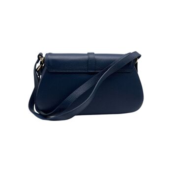 SAC RABAT CUIR GRAINE ALMA BLEU 2