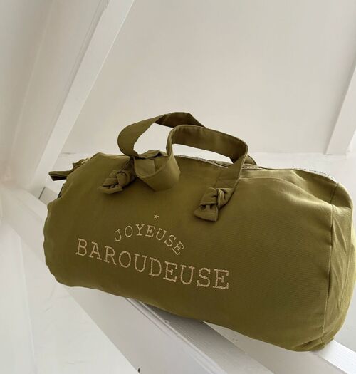 Sac Polochon - Kaki- Joyeuse Baroudeuse