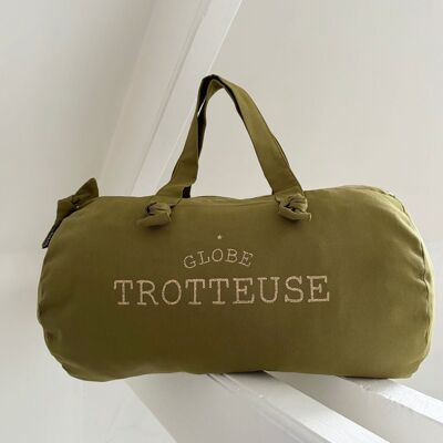 Reisetasche – Khaki – Globe Trotteuse