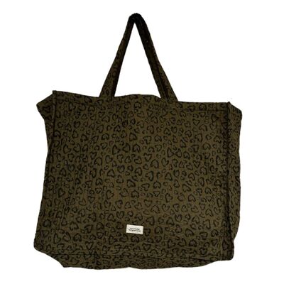 BOLSO TOTE LEO CAQUI