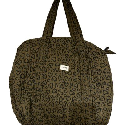 Leo Khaki Weekender-Tasche