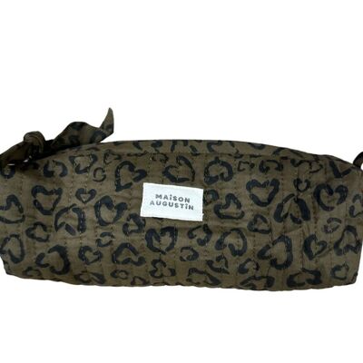 Leo Khaki School Pencil Case