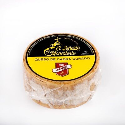 Fromage de chèvre affiné avec jambon 100% ibérique de bellota (500gr) - El Señorío de Monesterio