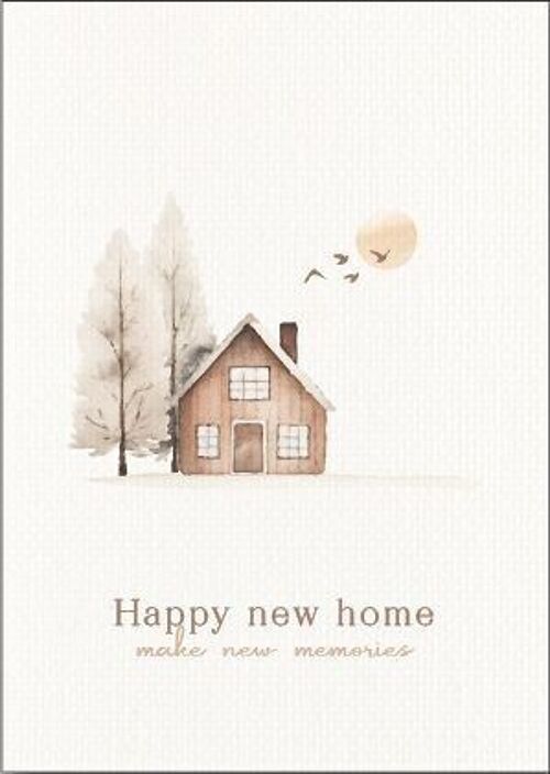 Greeting card | Happy new home