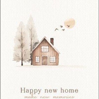 Greeting card | Happy new home