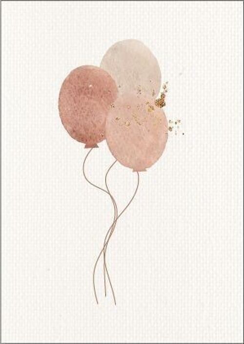 Greeting card | Ballonnen