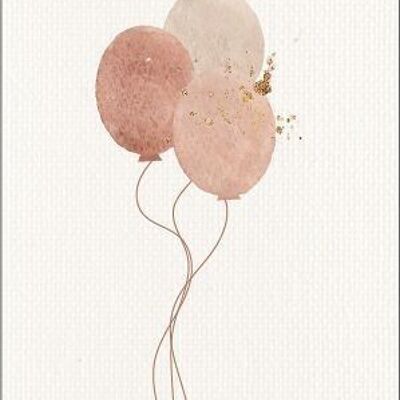 Greeting card | Balloons