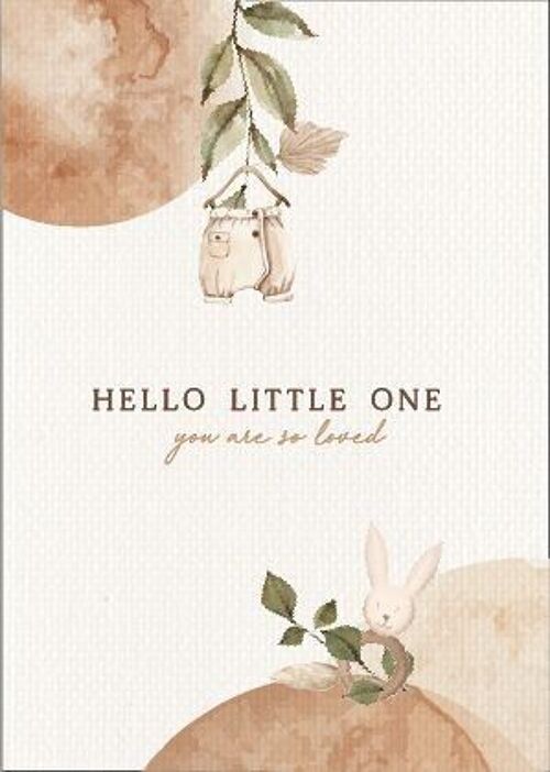 Greeting card | Hello little one