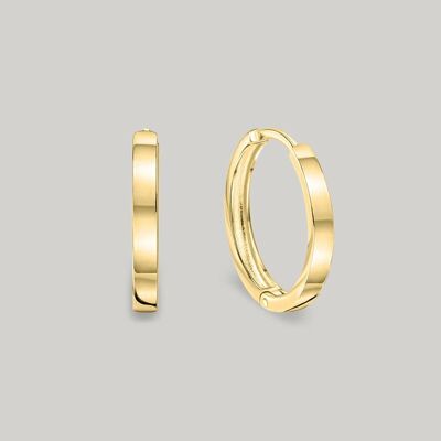 Classic hoop earrings | 585 gold