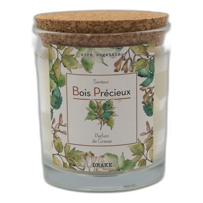 Scented vegetable wax candle - Botanical - Precious wood