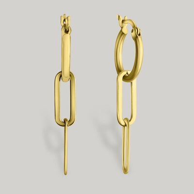 Isabella hoop earrings | gold