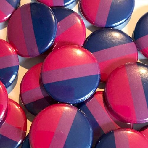 Bisexual Pride Flag Badge