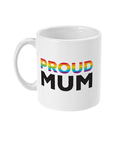 Proud Mum - Rainbow Flag Mug