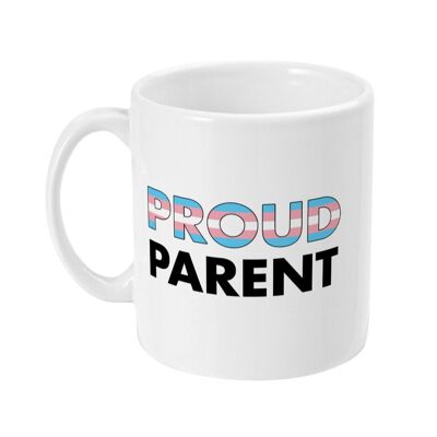 Stolze Eltern – Tasse mit Transgender-Flagge