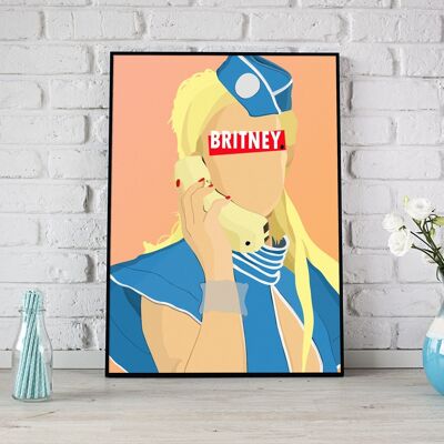 Poster Britney Spears - 30X40 cm