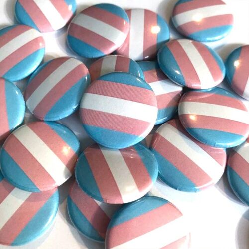 Transgender Pride Flag Badge