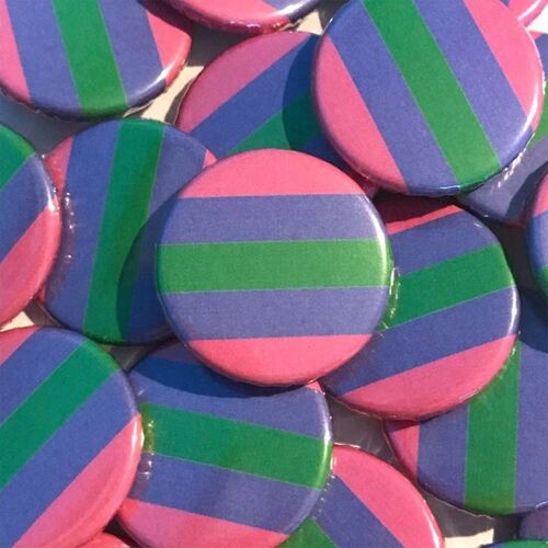 Trigender Pride Flag Badge