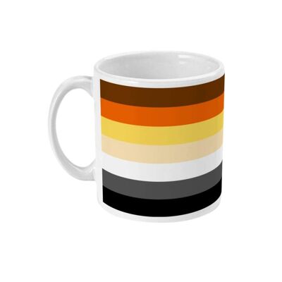Kaffeetasse mit Bären-Pride-Flagge